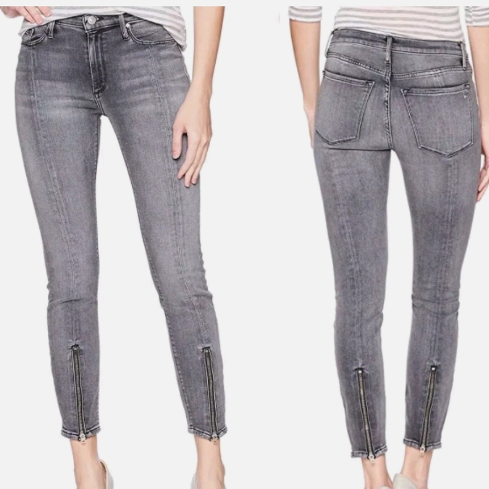 NWT Black Orchid Nola High Rise Zipper Skinny Jeans 28 HR
